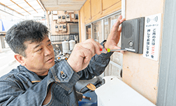 インターホン取付