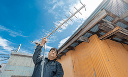 テレビアンテナ工事